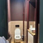 Separate toilet in Bordeaux homestay apartment